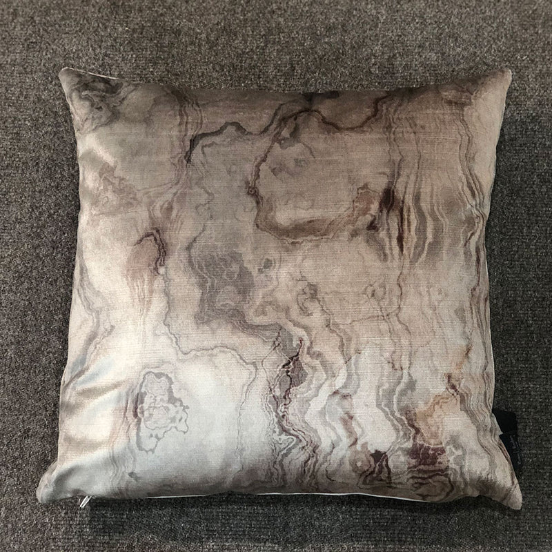 Taupe Marble Cushion
