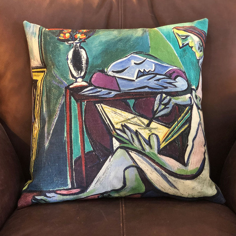 'The Muse' Teal Cushion