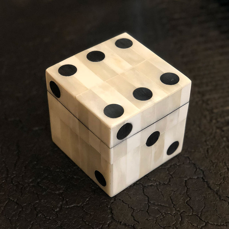 White Dice Cube