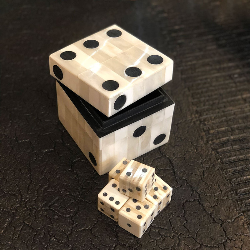 White Dice Cube